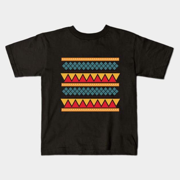 Aztec Kids T-Shirt by hedehede